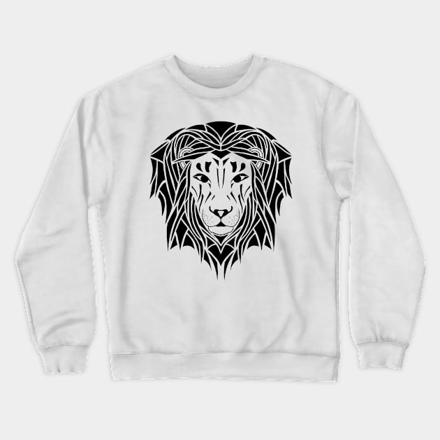 Lion Crewneck Sweatshirt by euglenii